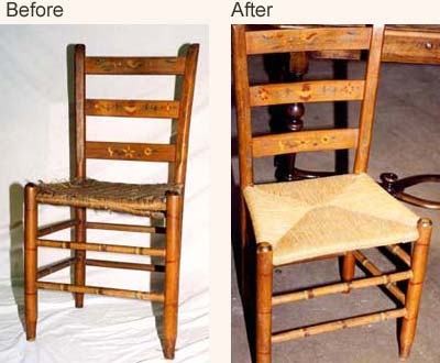 Chair Caning on Chair Caning Restoration